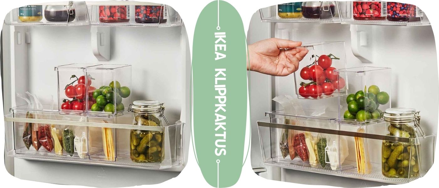 ست 3 عددی نظم دهنده یخچال ایکیا مدل IKEA KLIPPKAKTUS-30610995